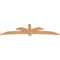 Ekena Millwork Davenport Timber Gable Bracket, Western Red Cedar, 108"W x 27"H x 3 1/2"D x 5 1/2"F, 6/12 Pitch GBW108X27X0406DAV00SWR - alternate 5